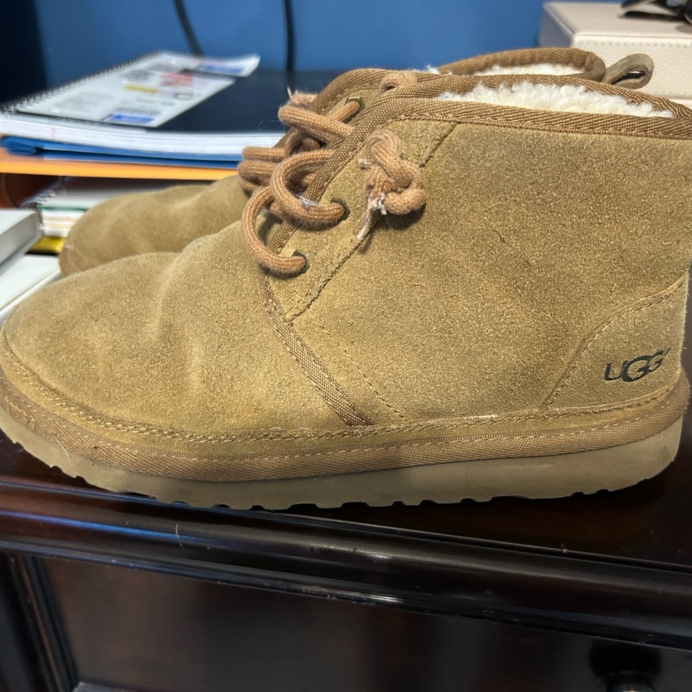 UGG Kids Tan Suede Boots